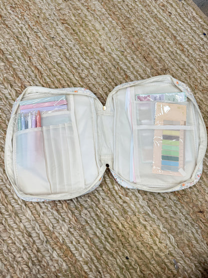 Floral Bible Cover with Study Supplies