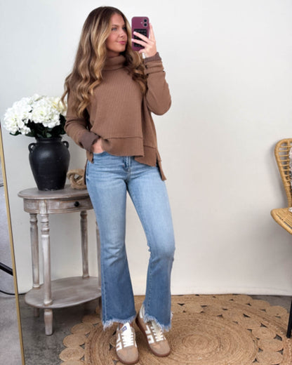 Hidden Jeans | Keenan High Rise Crop Flare Jeans
