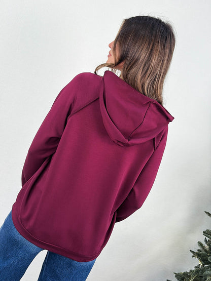 Weekend Away Drawstring Hooded Pullover