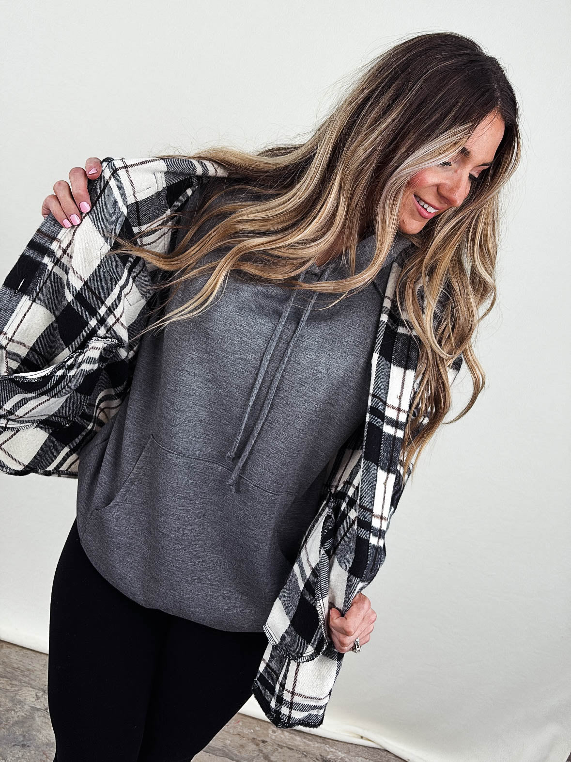 Weekend Away Drawstring Hooded Pullover