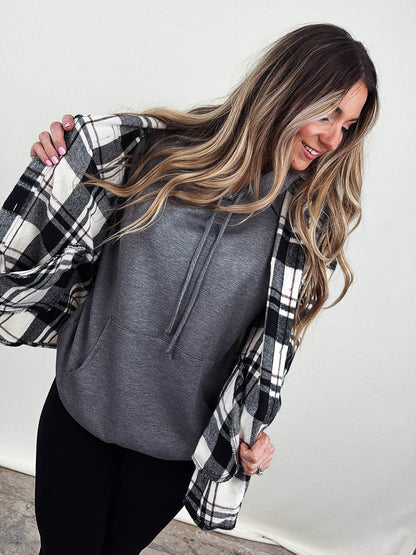 Weekend Away Drawstring Hooded Pullover