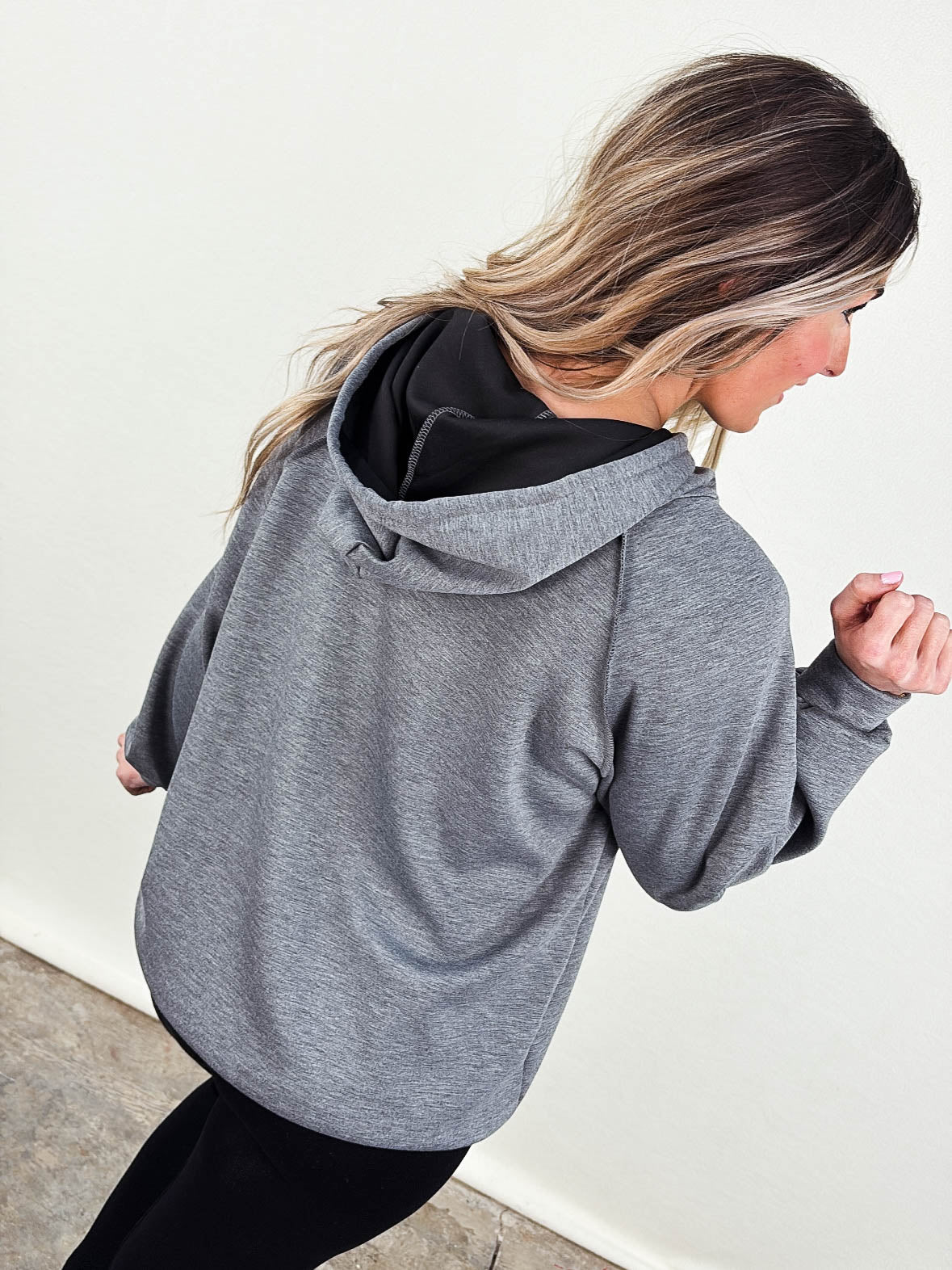Weekend Away Drawstring Hooded Pullover