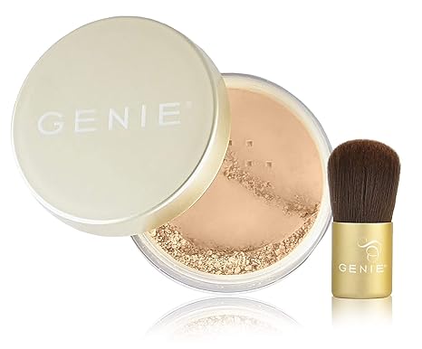 Genie | Nutratanicals Mineral Foundation + Small Kabuki Brush