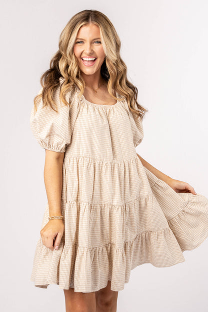 Gingham Tiered Dresses