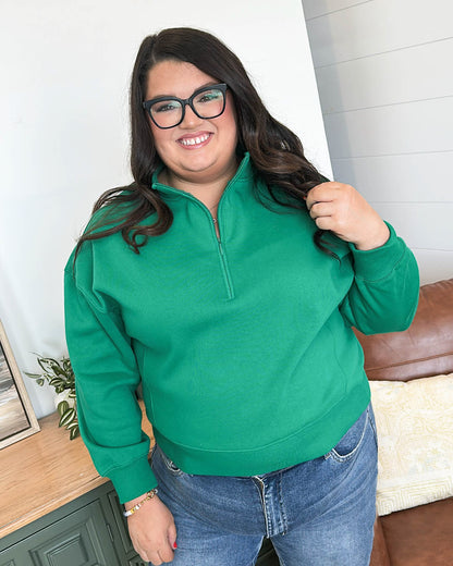 Movie Night Half Zip Pullover