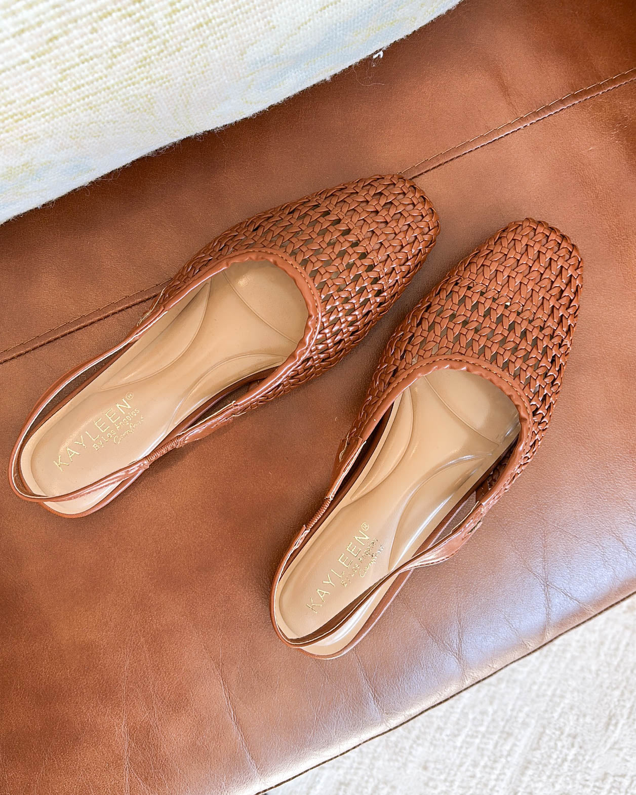 Mobi Woven Slingback Flats