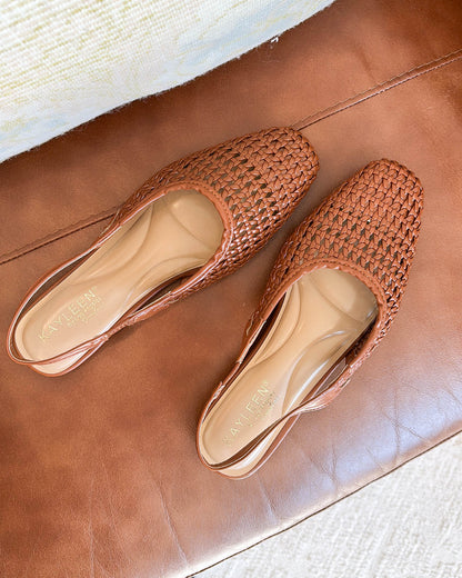 Mobi Woven Slingback Flats