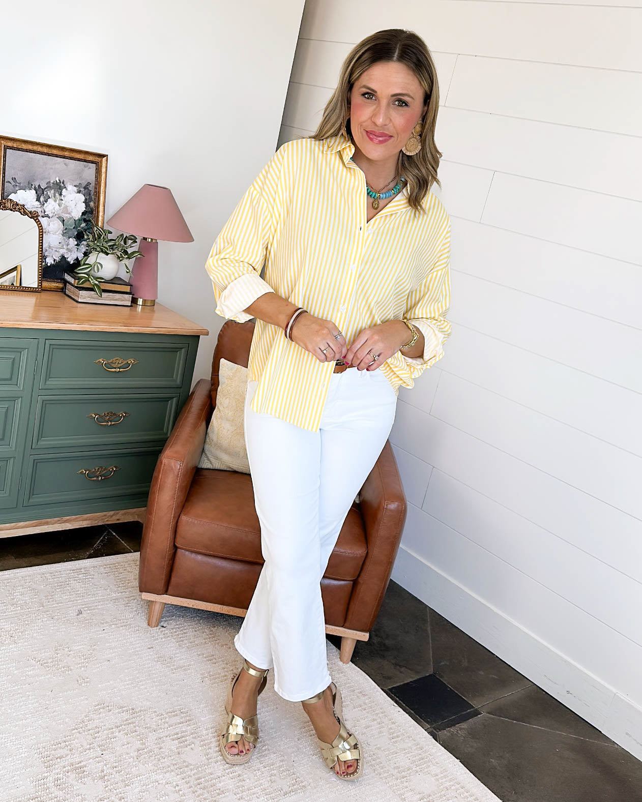 Spring Harbour Striped Poplin Shirt