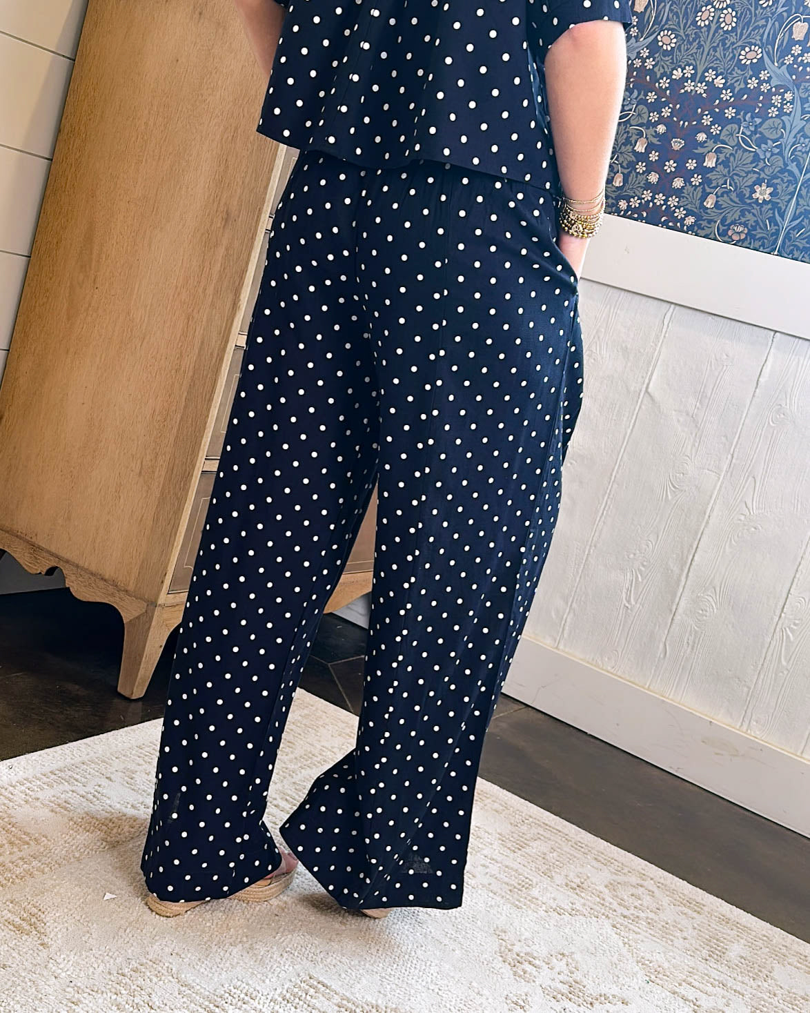 The Hepburn Polka Dot Palazzo Pants