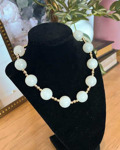 Sea Spray Beaded Statement Necklace