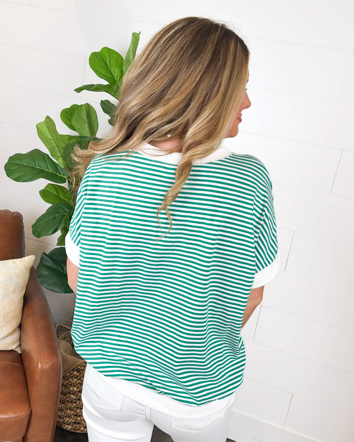 Someday Soon Striped Dolman Top