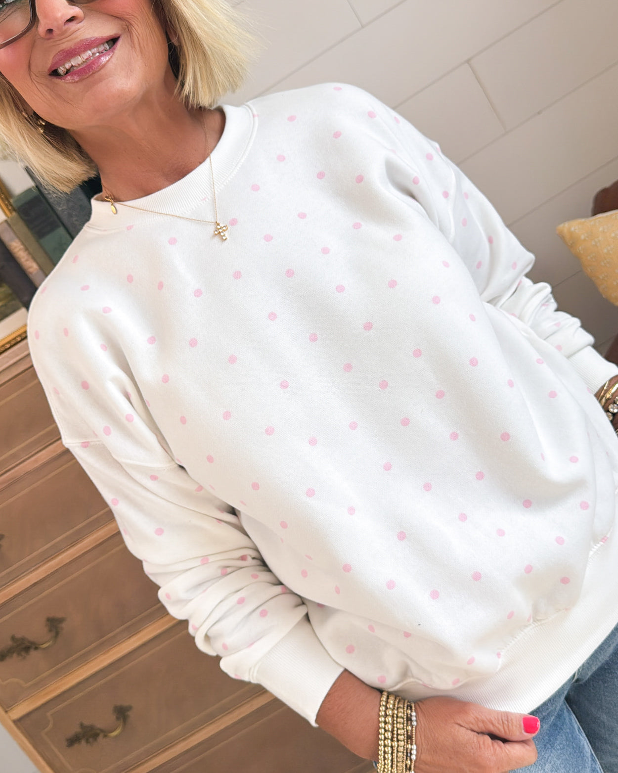 Spot Of Fun Polka Dot Pullover