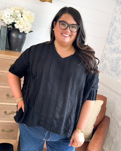 Tea For Two Lace Detail Dolman Top