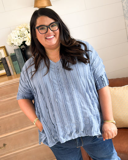 Tea For Two Lace Detail Dolman Top