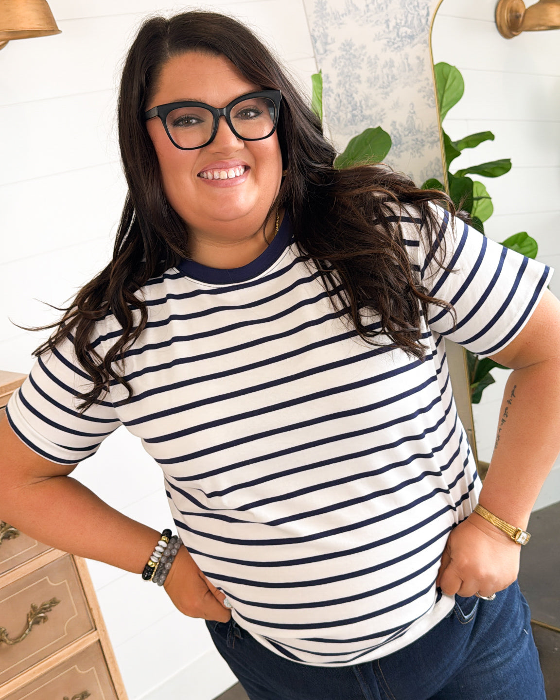 Summer Breeze Striped Tee