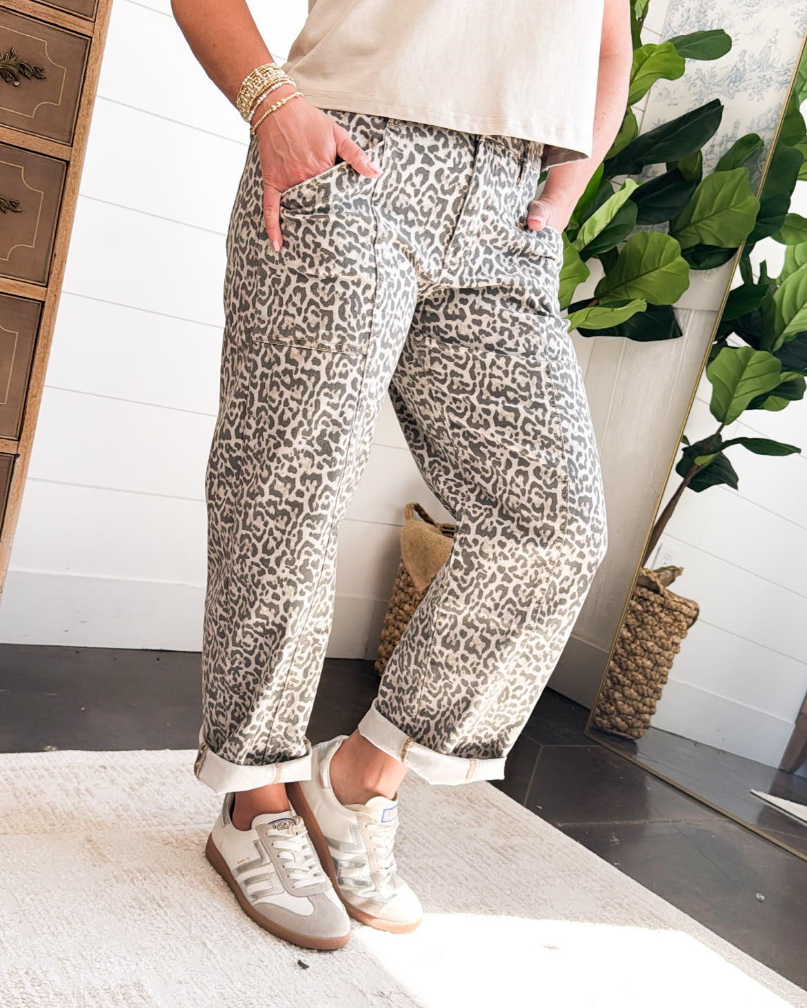 Lovervet By VERVET | Jamison High Rise Crop Barrel Jeans