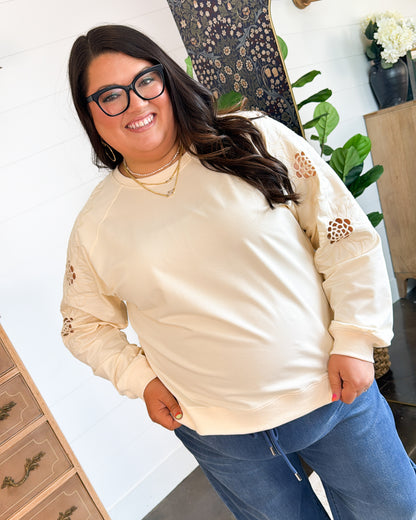 Summertime Charm Embroidered Raglan Sleeve Top