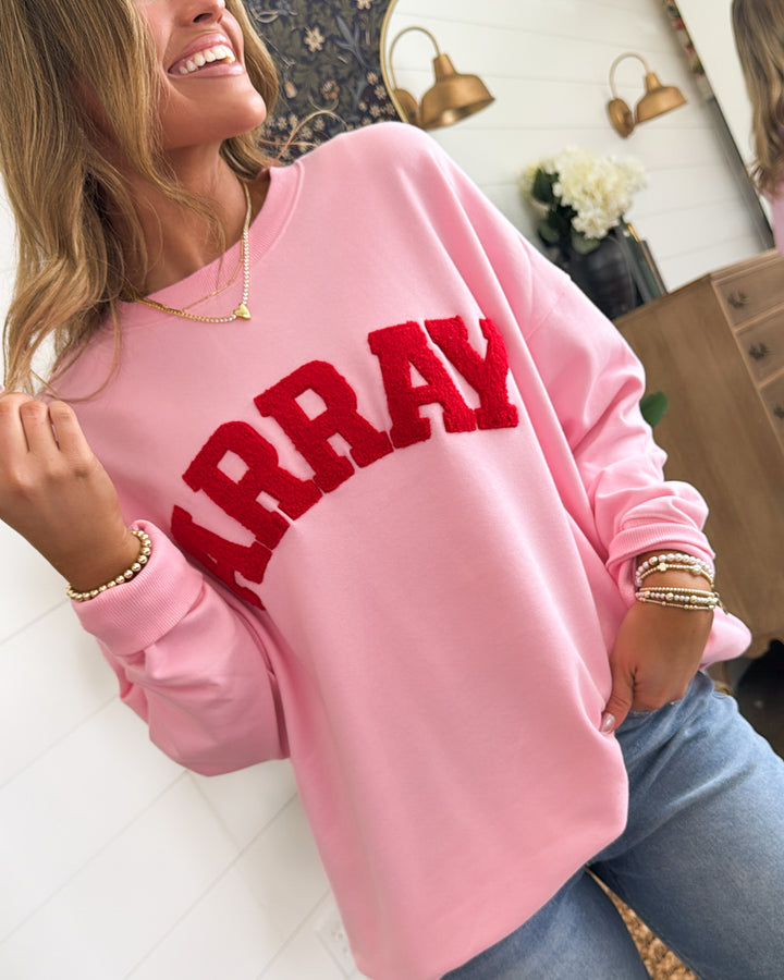 Array Patch Graphic Sweatshirt