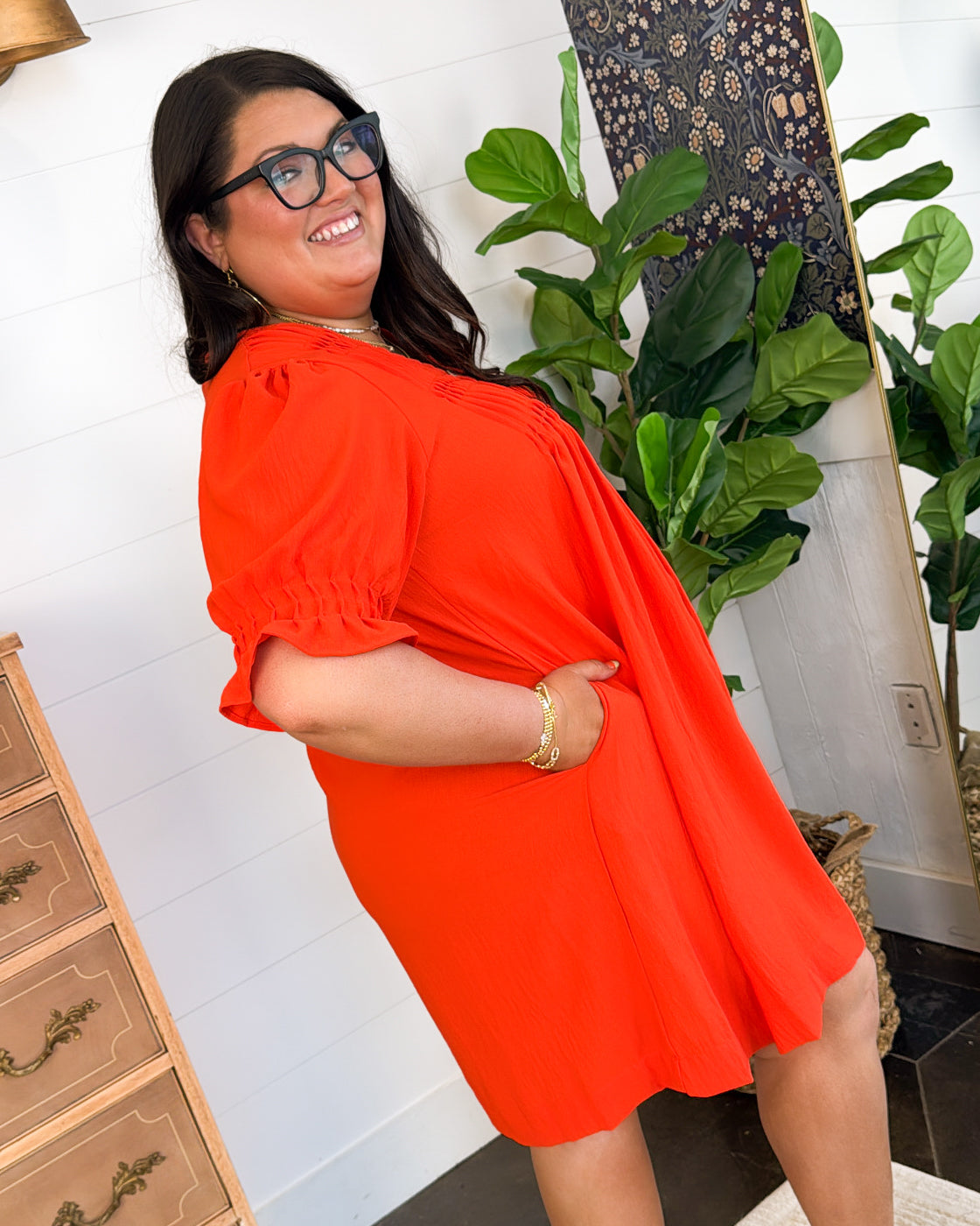 Sun Kissed Sands Pintucked Dress