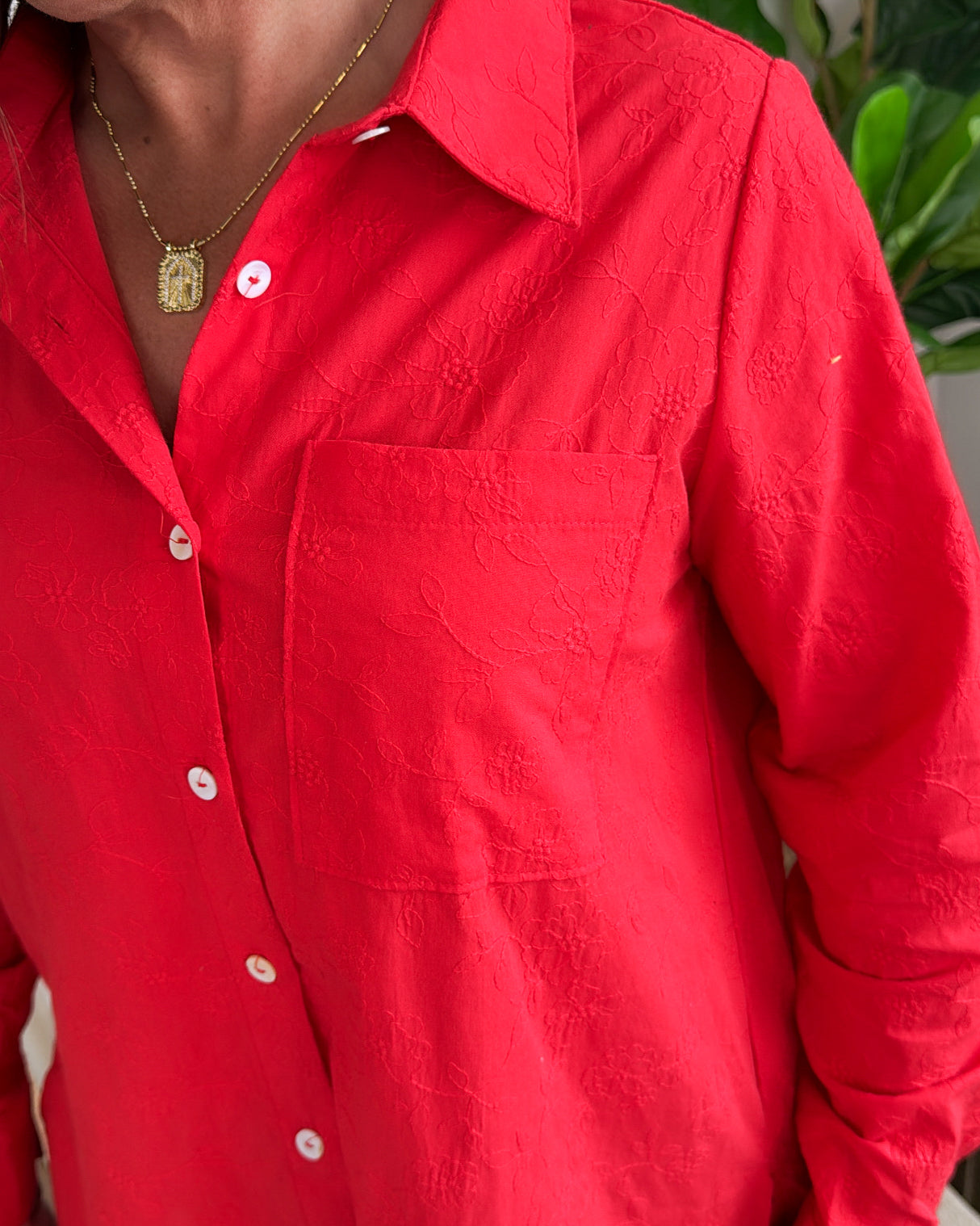 Vista Views Floral Soft Stitch Shirt