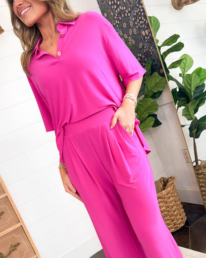Ocean Tide Top + Pants Resort Wear Set