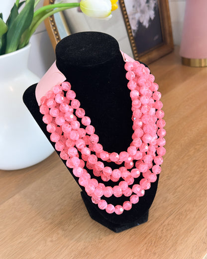 Coastal Glow Beaded Magnetic Necklace