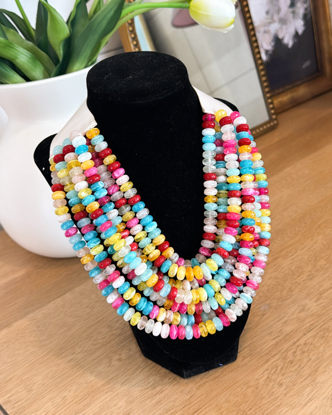 Coastal Candy Beaded Magnetic Necklace