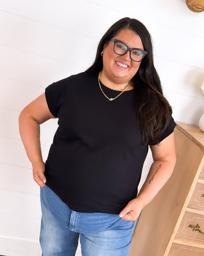 Timeless + True Cuffed Dolman Sleeve Tee