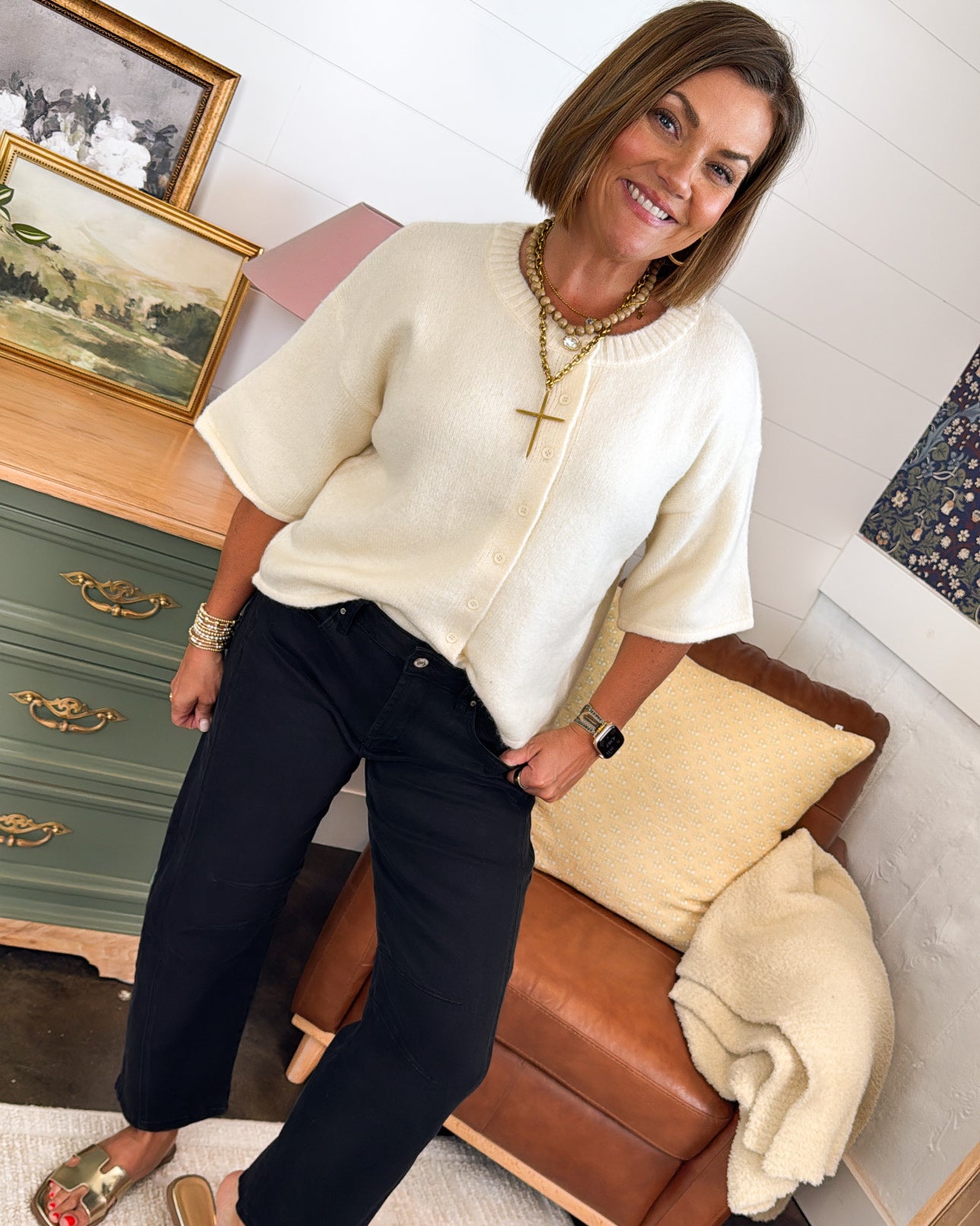 Zenana Denim | Palmer High Rise Crop Barrel Jeans
