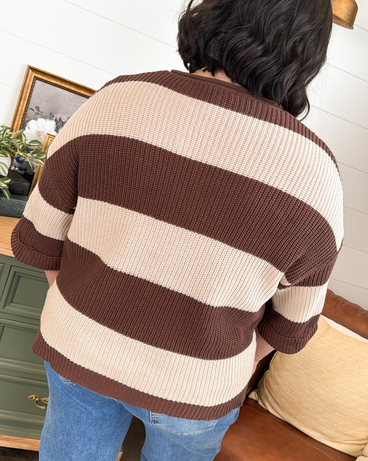 City Line Wide Striped Sweater