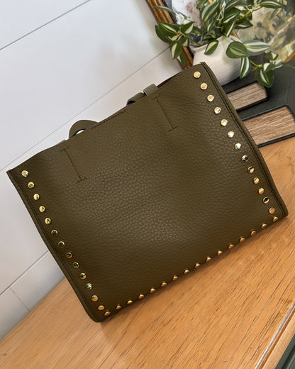 Scarlett Studded 2-In-1 Tote Bag