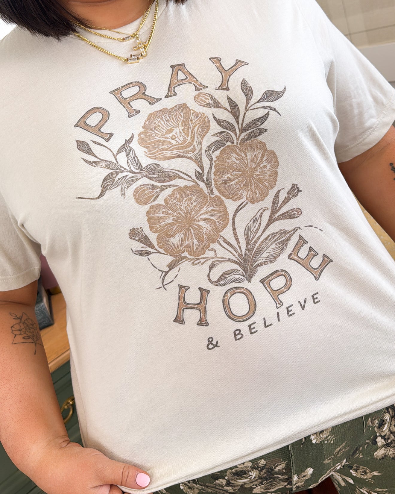 Pray Hope + Believe Graphic Tee