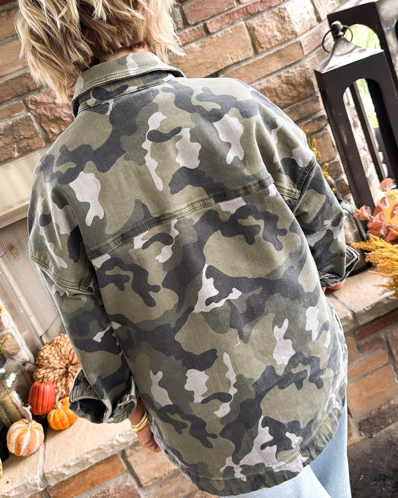 Mica Denim | Outlander Button Up Camo Shacket