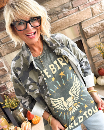 Free Bird World Tour Graphic Tee