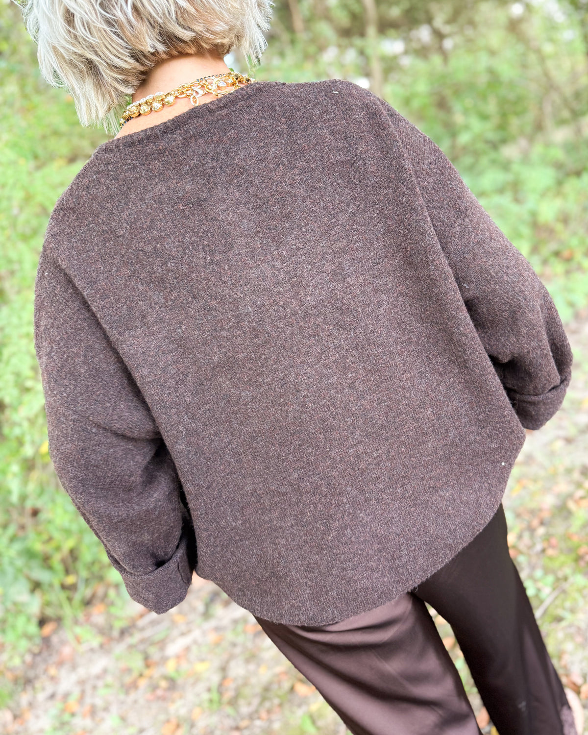 Marcella Dolman Sleeve Sweater Cardigan