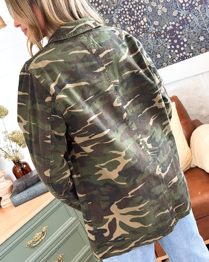 Off The Grid Camo Military Jacket