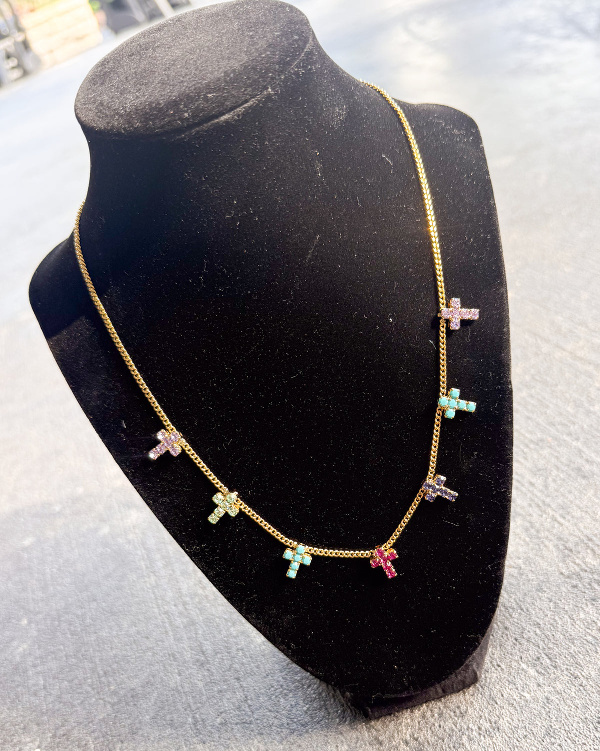 Multi Cross Necklace