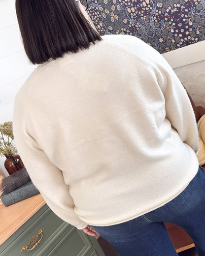 Casting Call Fish Knit Raglan Sweater