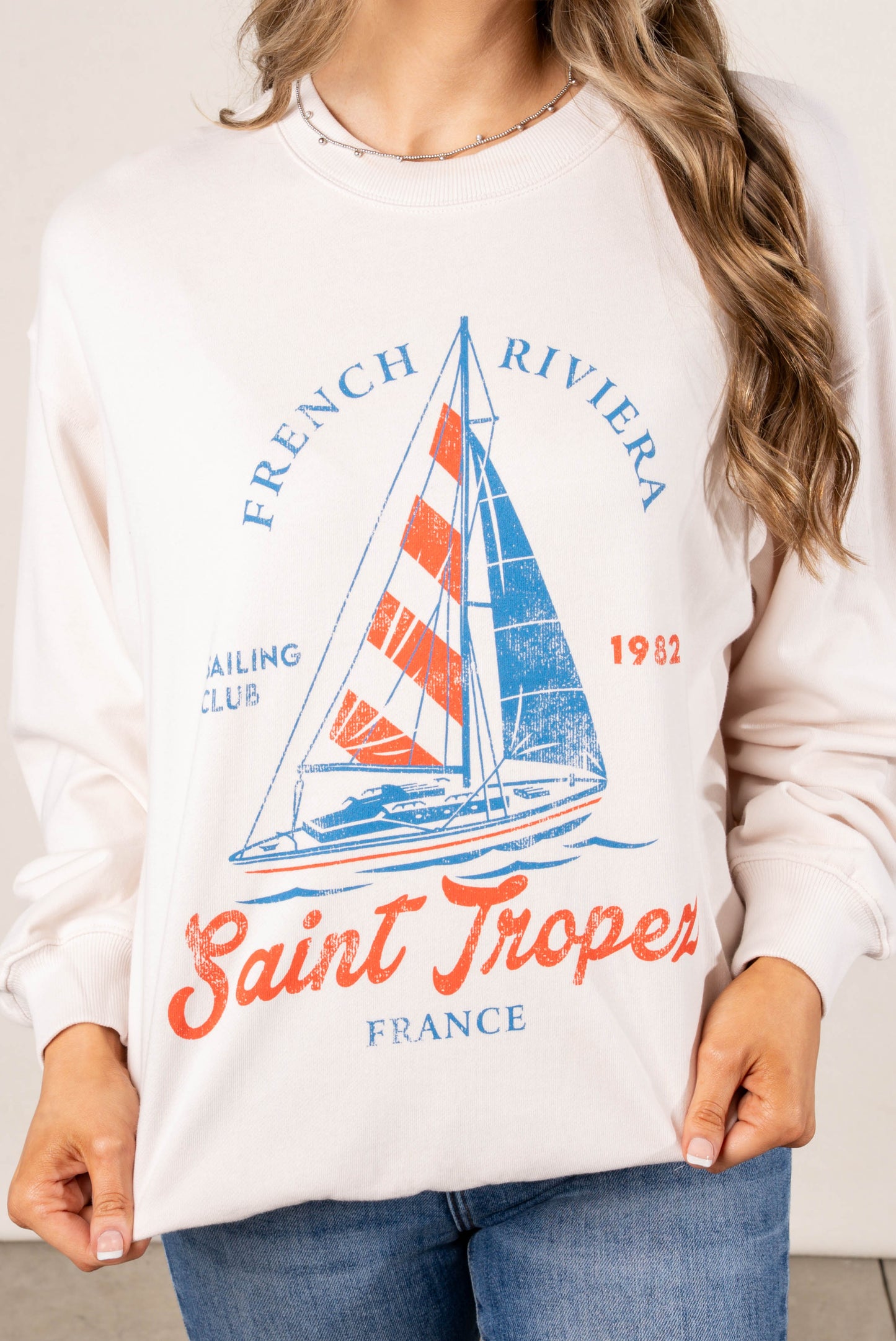 French Rivera Graphic Sweatshirt