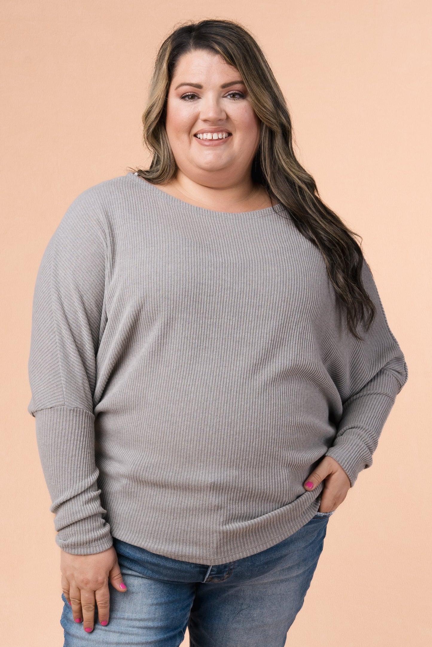 Ribbed Dolman Top *Final Sale*