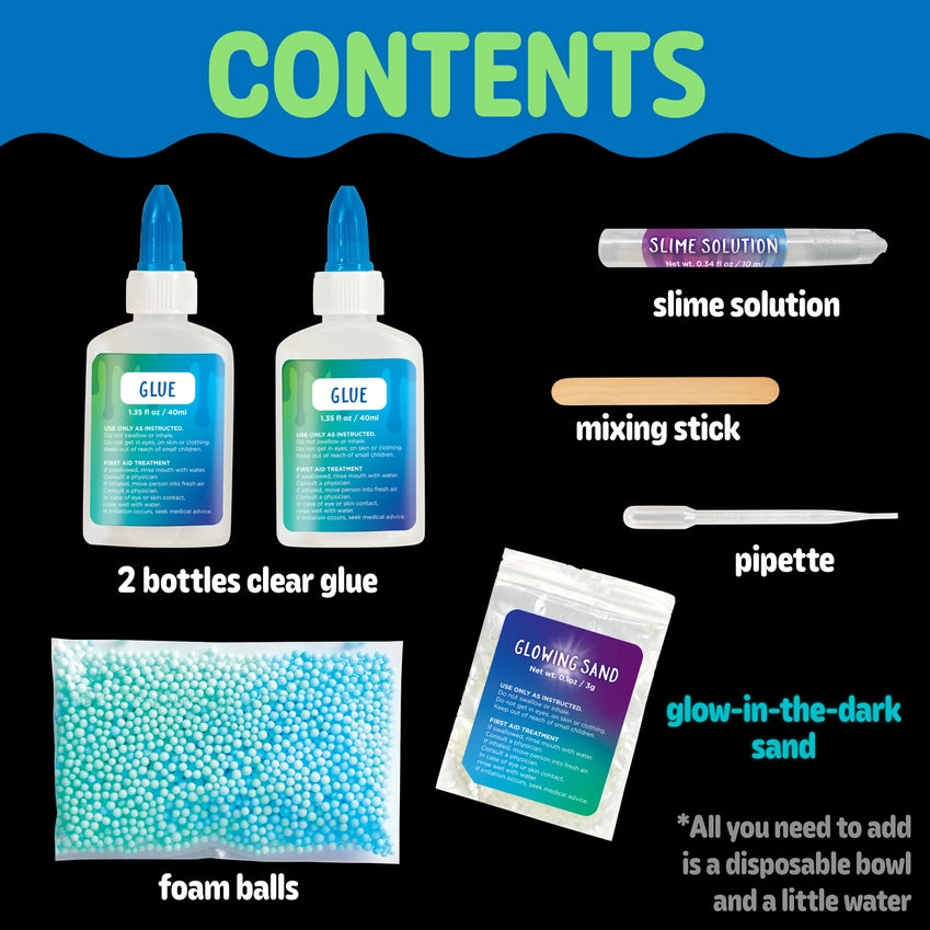 DIY Glowing Squishy Slime Kit