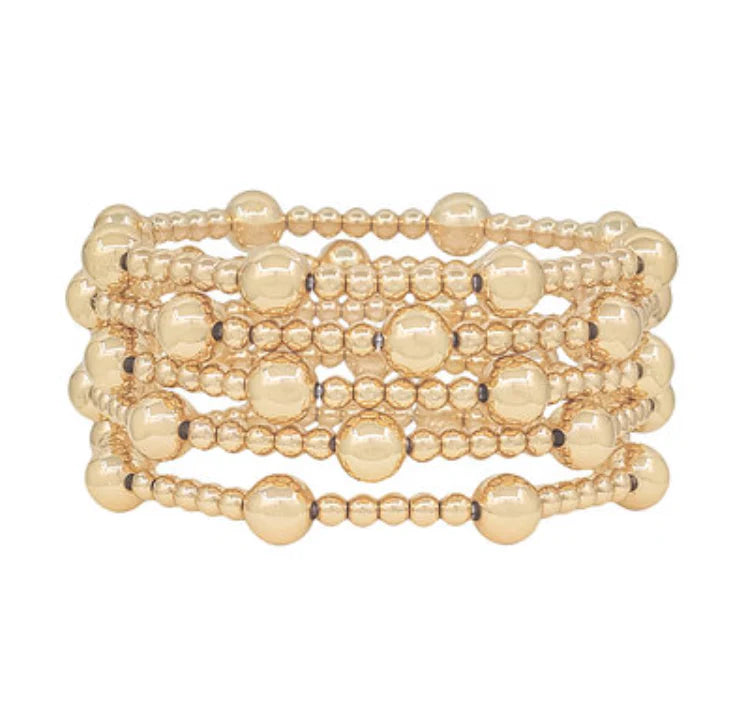 Lovely Layers Mixed Bead Bracelet Set