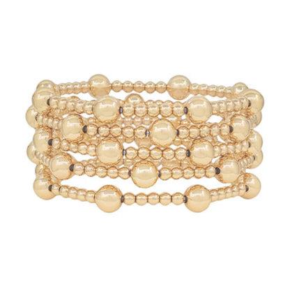 Lovely Layers Mixed Bead Bracelet Set