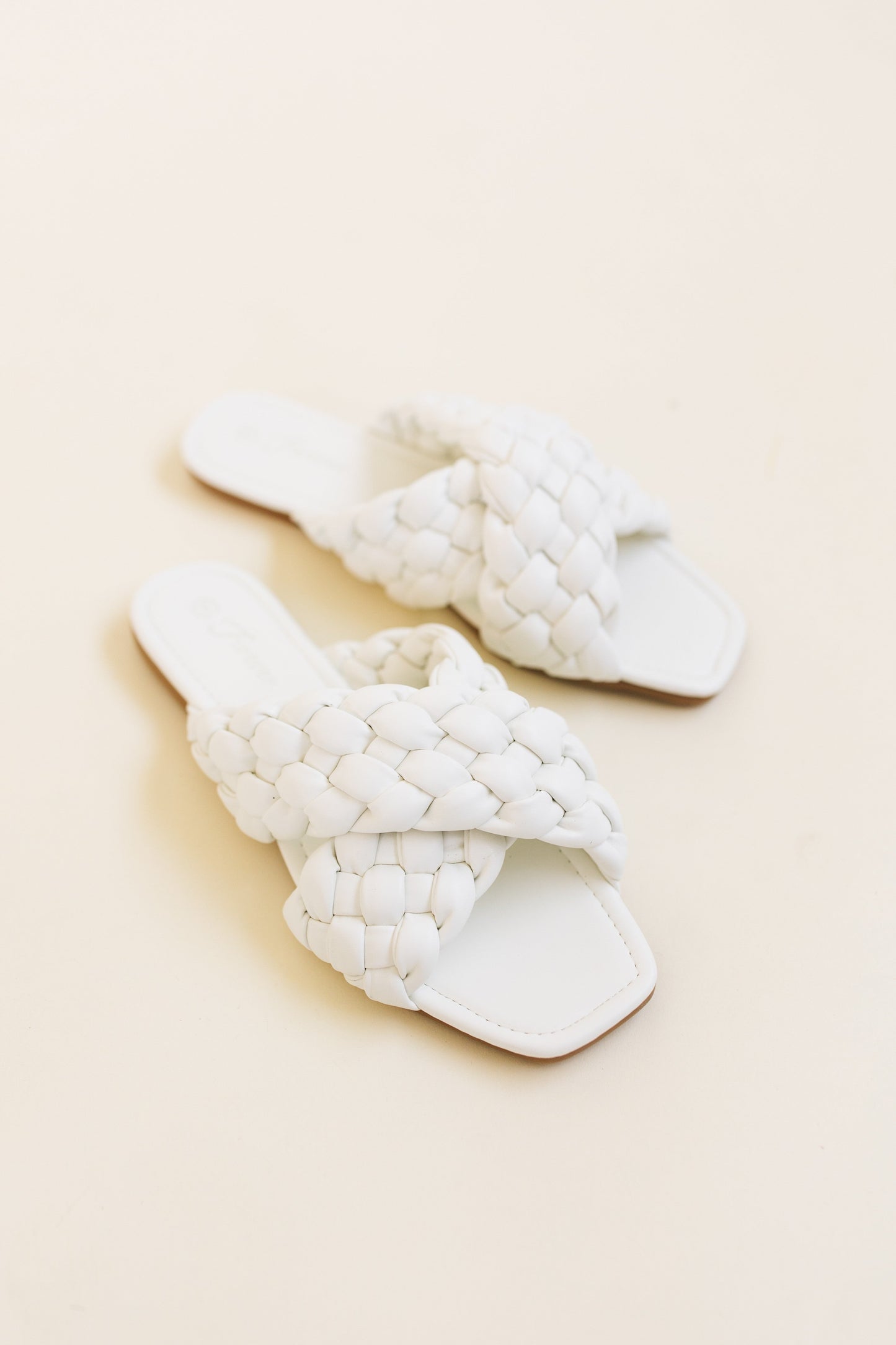 Braided Square Toe Slide Sandal *Final Sale*