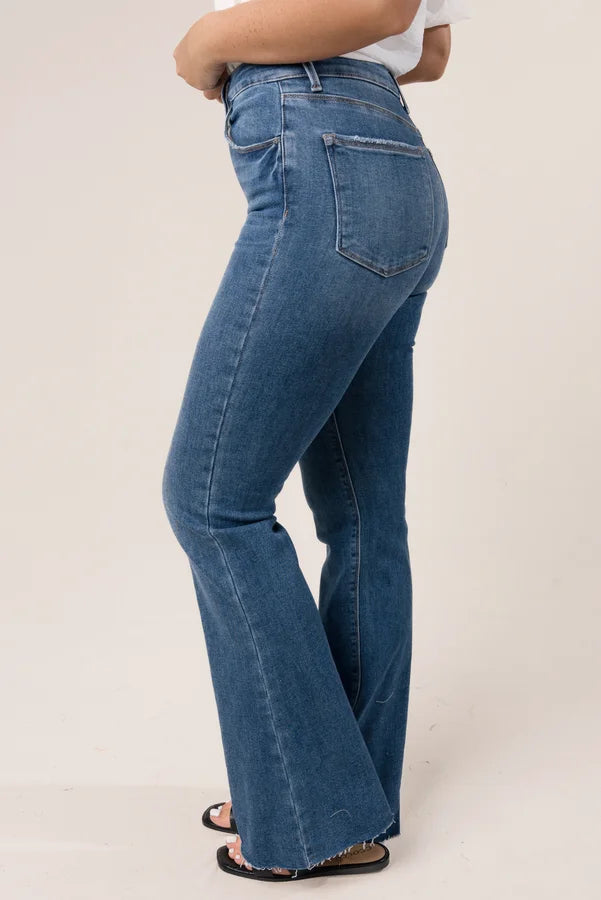 Risen Denim | Sloane High Rise Bootcut Jeans