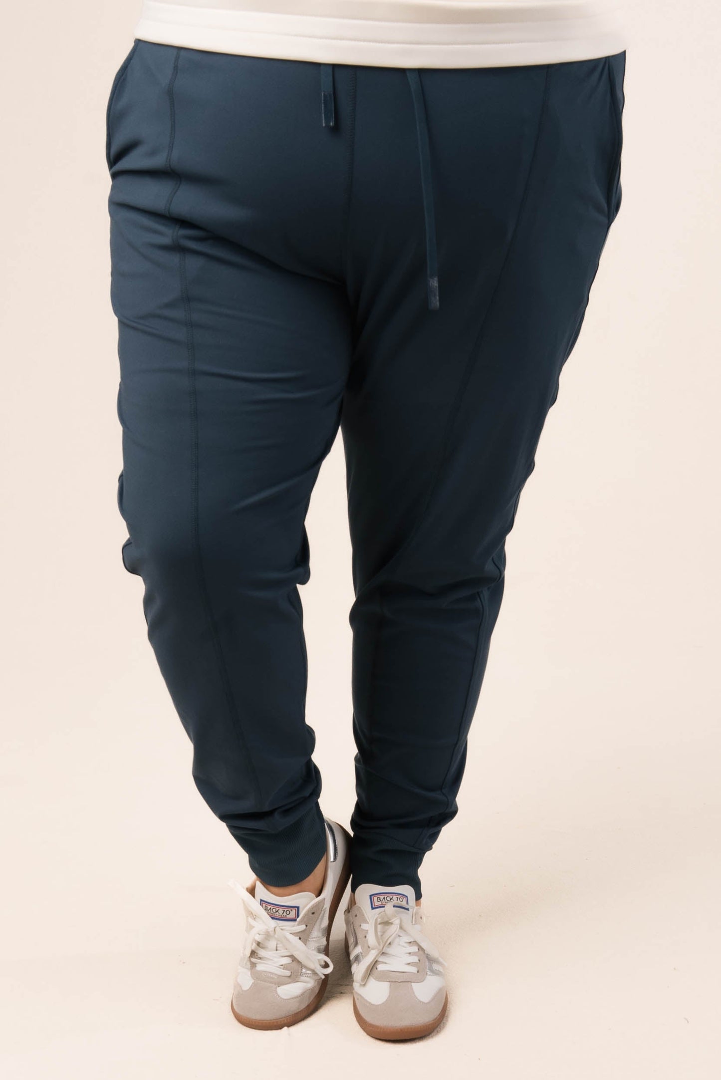 Seamed Skinny Drawstring Joggers