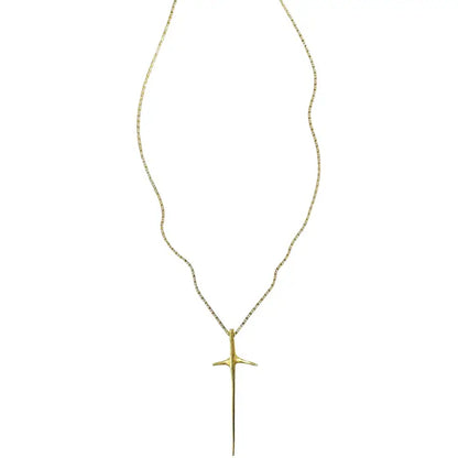 Crown Of Thorns Cross Pendant Necklace