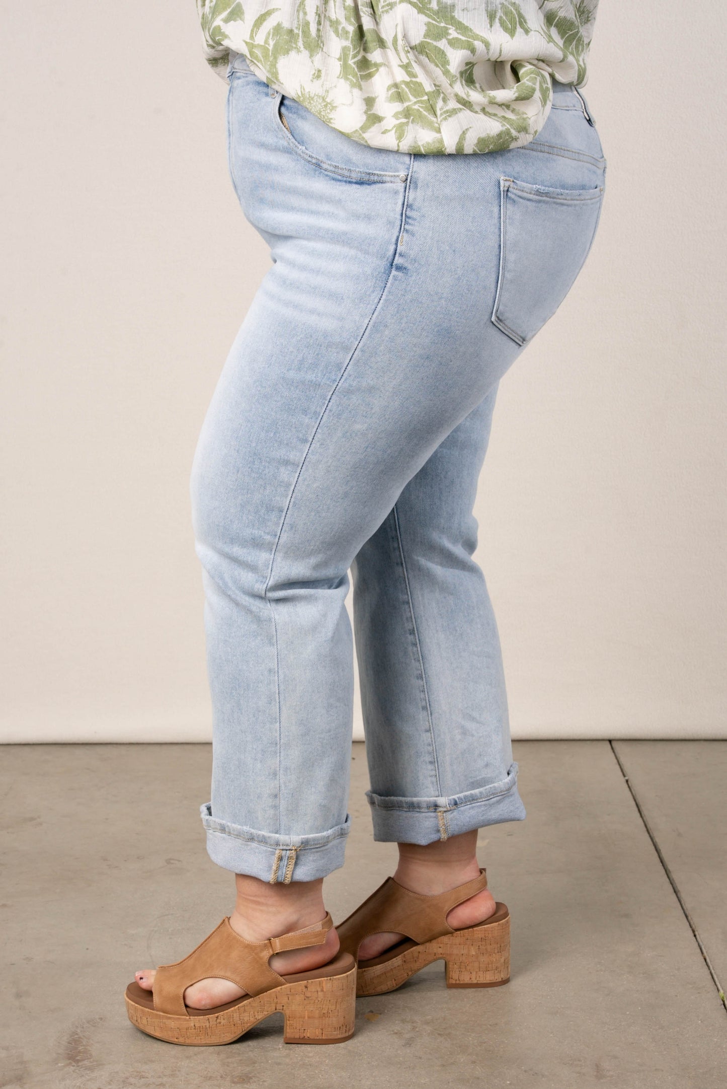 Risen Denim | Mia Mid Rise Crop Flare Jeans
