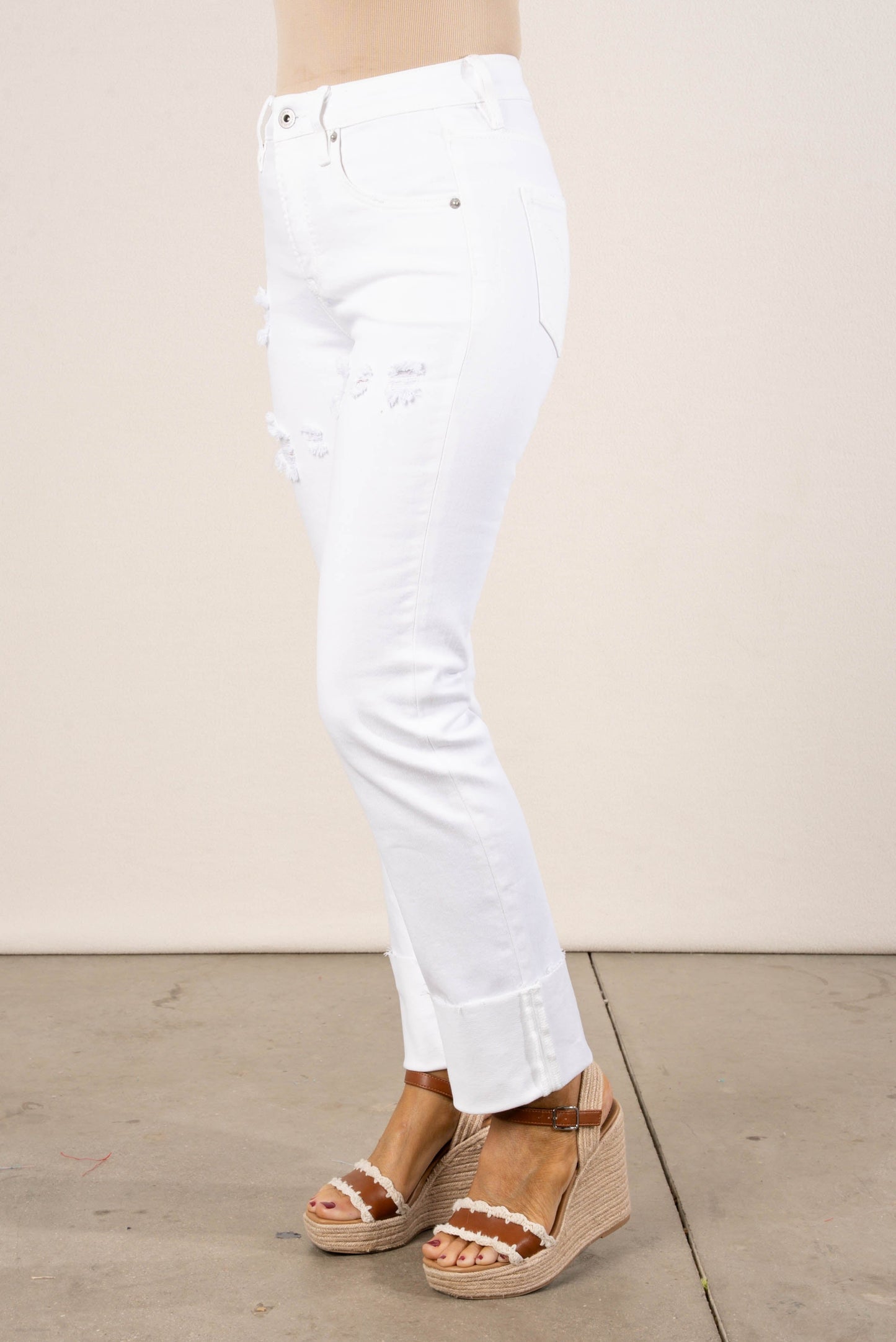 Mica Denim | Kimberly High Rise Slim Straight Leg Jeans