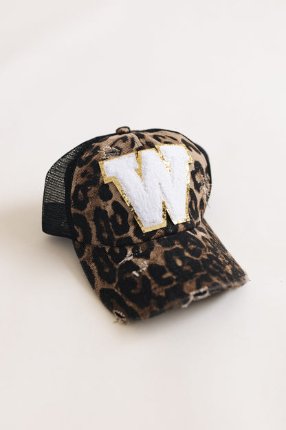 Distressed Initial Patch Baseball Hat *Final Sale*